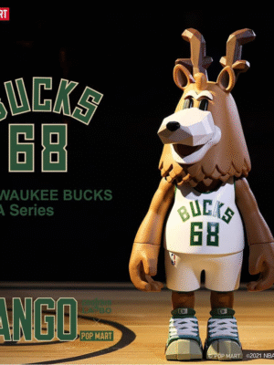 original NBA Milwaukee Bucks Bango Figurine