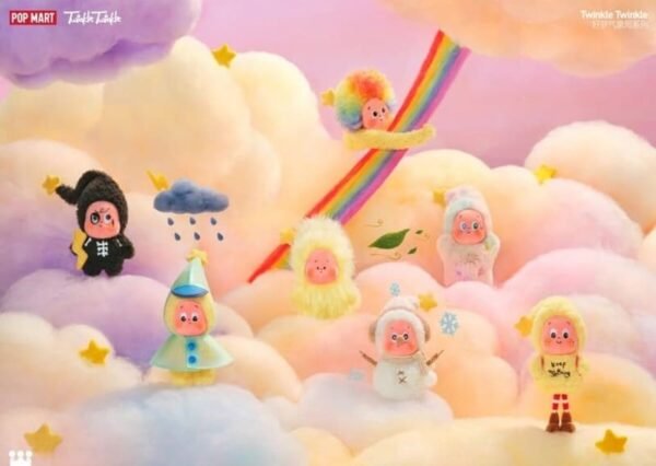 Pop Mart 泡泡瑪特 TWINKLE TWINKLE 星星人好夢氣象局系列 - 毛絨掛件盲盒 (原盒6入)